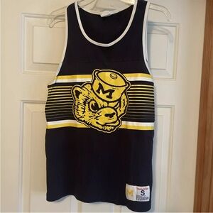 Michigan jersey sleeveless Mitchell & Ness Tank Top Men’s Small